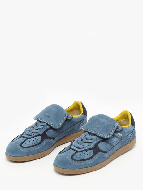 Sneakers En Cuir Alohas Bleu accessoires 10091702 vue secondaire 1