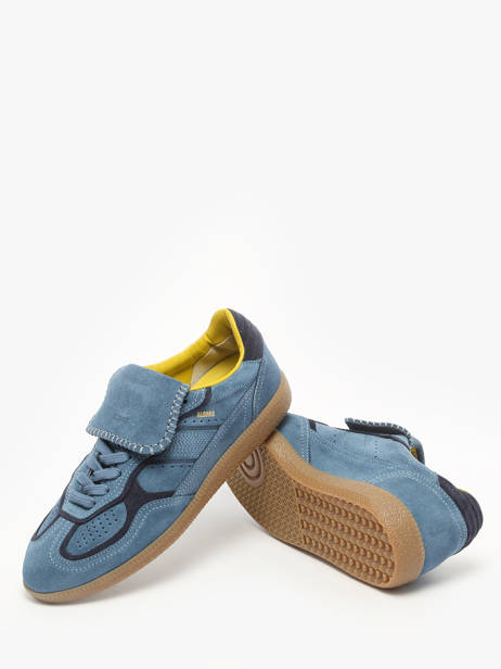 Sneakers En Cuir Alohas Bleu accessoires 10091702 vue secondaire 2