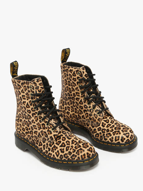 Boots 1460 Pascal En Cuir Dr martens Marron accessoires 41657200 vue secondaire 1