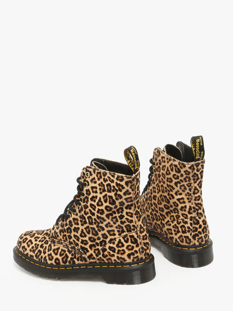 Boots 1460 Pascal En Cuir Dr martens Marron accessoires 41657200 vue secondaire 2