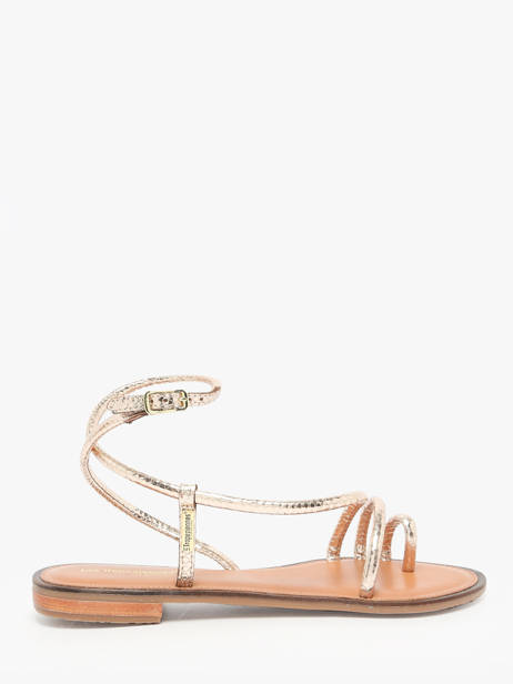 Nu-pieds Hatrio En Cuir Les tropeziennes Or accessoires HATRIO