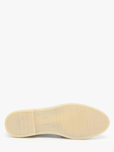 Mocassins En Cuir Remonte Bleu accessoires 12 vue secondaire 4