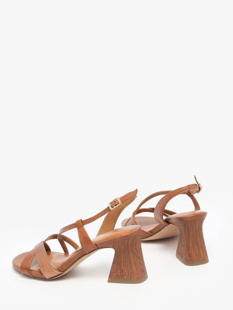 Sandales à Talon En Cuir Tamaris Marron accessoires 44 vue secondaire 2