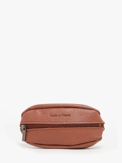 Porte-monnaie Madras Cuir Etrier Marron madras EMAD041 vue secondaire 2