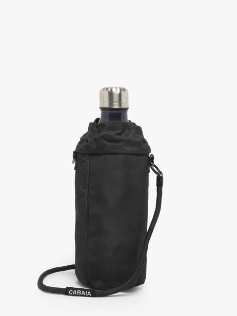 Sac Bandoulière Accessoire Polyester Recyclé Cabaia Noir accessoire BOTTLBAG vue secondaire 3