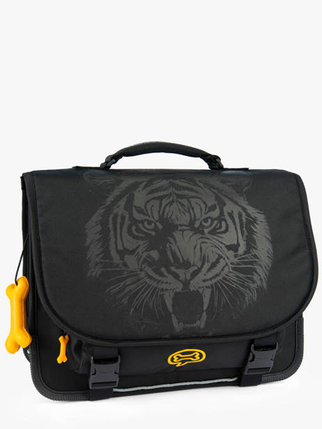 Cartable Cedar 2 Compartiments Stones and bones Noir boys B vue secondaire 2