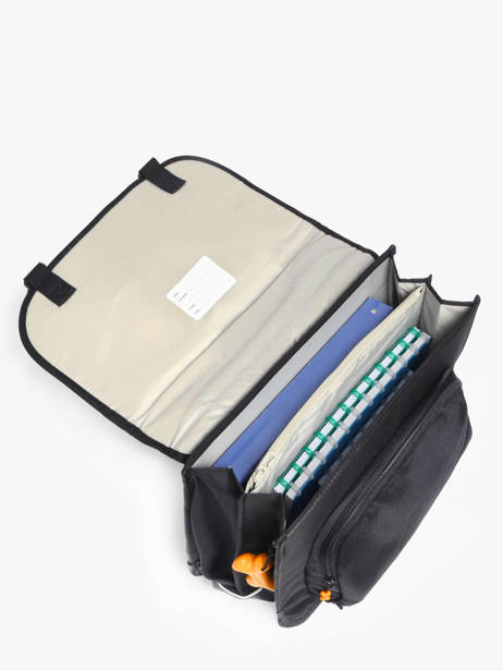 Cartable Cedar 2 Compartiments Stones and bones Noir boys B vue secondaire 3