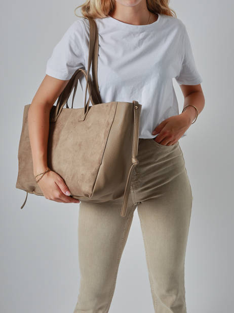 Sac Porté épaule Format A4 Gallantry Beige format a4 1 vue secondaire 1