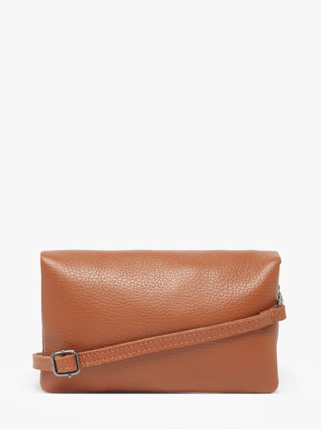 Sac Bandoulière Caviar Cuir Milano Orange caviar CA23067 vue secondaire 4