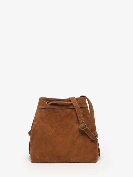 Sac Bandoulière Velvet Cuir Milano Orange velvet VE241116 vue secondaire 3