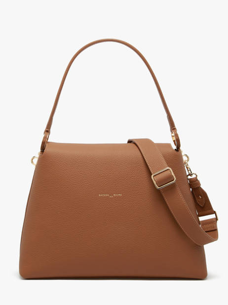 Sac Porté épaule Camelia Cuir Nathan baume Marron eden 5 vue secondaire 3