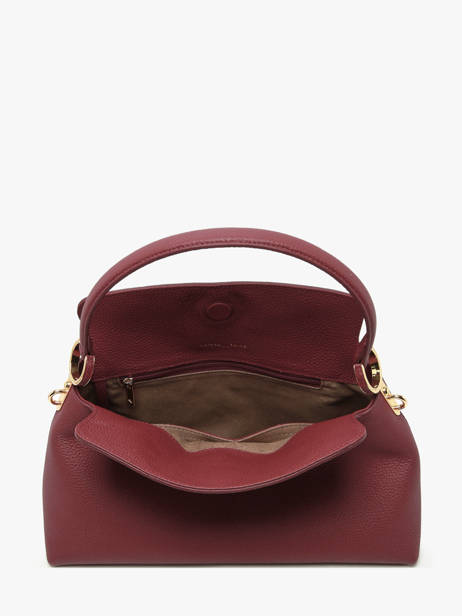 Sac Porté épaule Freesia Cuir Nathan baume Rouge eden 4 vue secondaire 2