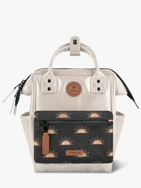 Sac à Dos 1 Compartiment Cabaia Beige adventurer XS vue secondaire 1