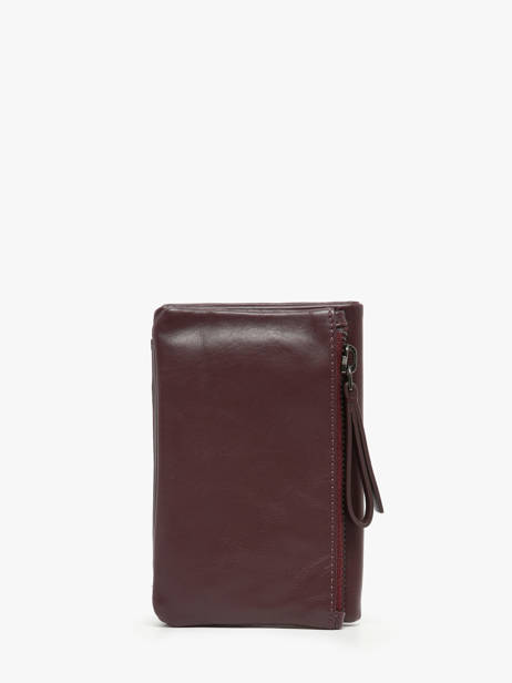 Portefeuille Cuir Biba Violet wallet SFM4L vue secondaire 3