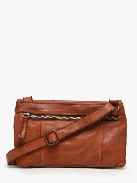 Sac Bandoulière Heritage Cuir Biba Marron heritage BT33 vue secondaire 3