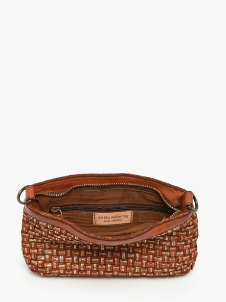 Sac Bandoulière Heritage Cuir Biba Marron heritage KAB9L vue secondaire 2