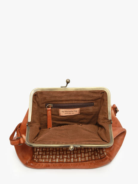 Sac Bandoulière Heritage Cuir Biba Marron heritage KAB21L vue secondaire 2