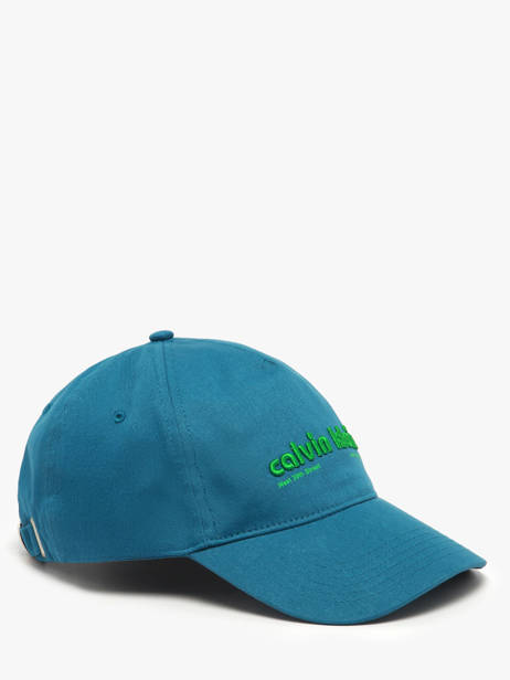 Casquette Calvin klein jeans Bleu accessoires 4G5061G vue secondaire 1