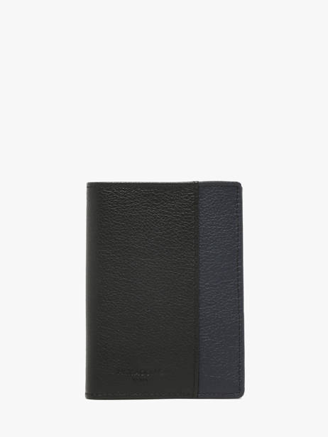 Portefeuille Cuir Hexagona Noir duo 687811