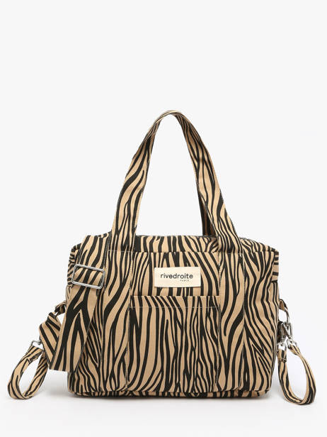 Sac Porté Main Wild Tribe Coton Rivedroite Beige wild tribe MDARCWIL