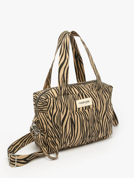 Sac Porté Main Wild Tribe Coton Rivedroite Beige wild tribe MDARCWIL vue secondaire 1