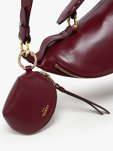 Porte-monnaie Origami Cuir Lancel Violet origami A13859 vue secondaire 3