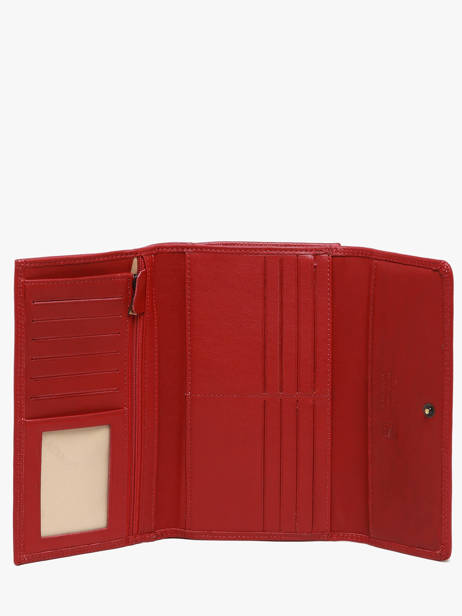 Porte-monnaie Marina Cuir Katana Rouge marina 753080 vue secondaire 1