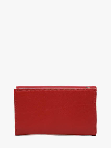 Porte-monnaie Marina Cuir Katana Rouge marina 753080 vue secondaire 3
