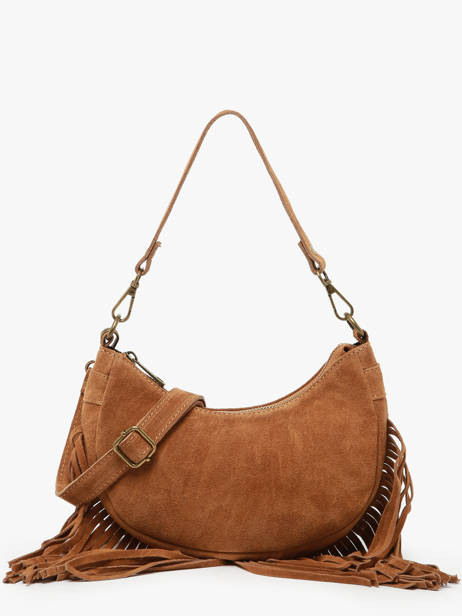 Sac Porté épaule Velvet Milano Marron velvet VE25064