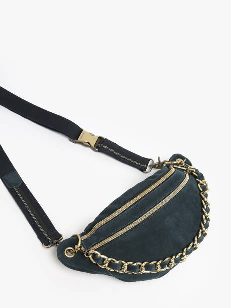 Sac Banane Petra Mila louise Bleu vintage 23689V vue secondaire 2