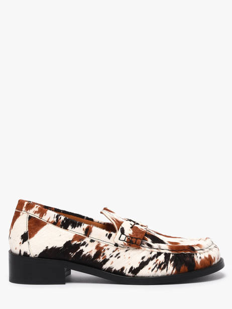 Mocassins En Cuir Inuovo Multicolore women MDC071