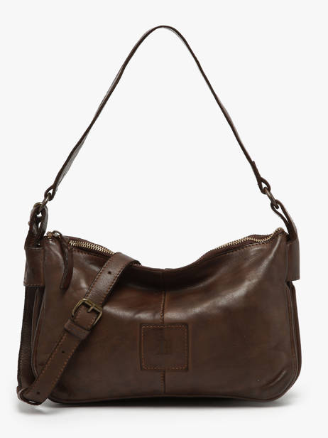 Sac Bandoulière Heritage Cuir Biba Marron heritage BT18