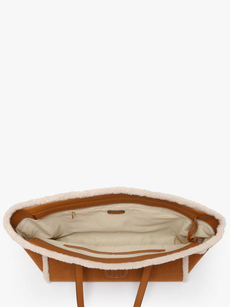 Sac Porté épaule Brit Laurent david Marron ld bags 988 vue secondaire 3