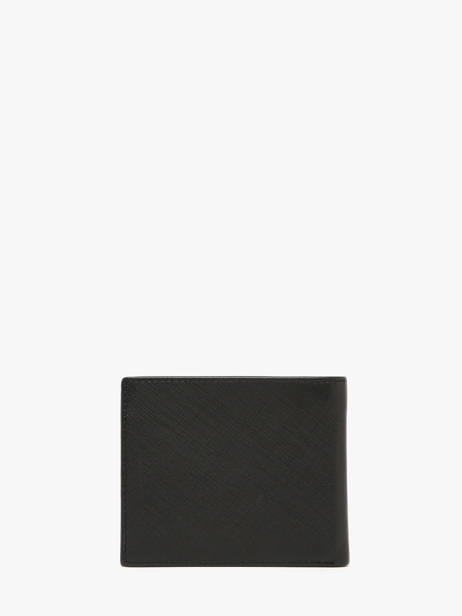 Portefeuille Porte-monnaie Saffiano Cuir Hugo boss Noir saffiano HLN526A vue secondaire 3