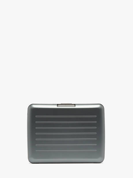 Porte-cartes Cuir Ogon Gris original ORI vue secondaire 2