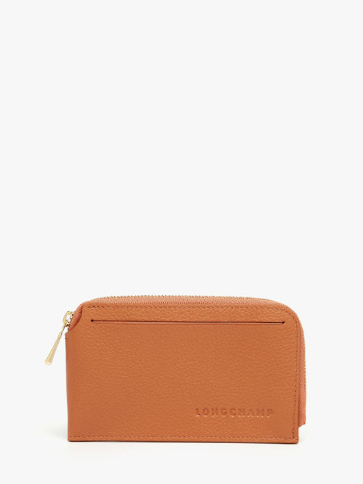 Longchamp Le foulonné Porte billets/cartes Orange