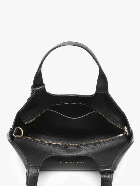 Sac Porté Main Th Logo Polyester Tommy hilfiger Noir th logo AW18281 vue secondaire 2