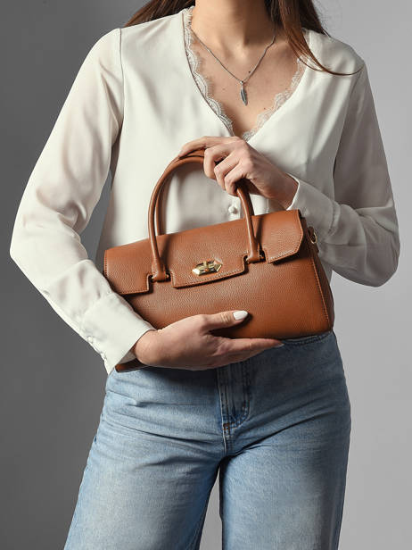 Sac Porté Main Milano Cosmos Cuir Lancaster Beige milano cosmos 78 vue secondaire 1