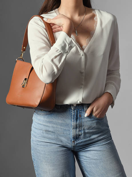 Sac Porté épaule Milano Horizon Sophie Cuir Lancaster Marron milano horizon sophie 81 vue secondaire 1