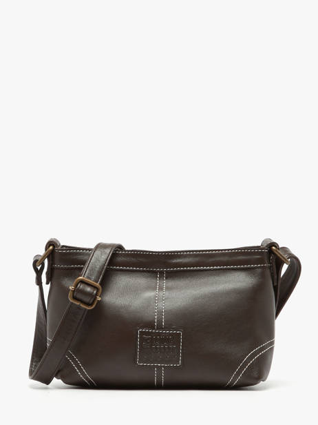 Sac Bandoulière Seam Cuir Basilic pepper Marron seam BSEA01