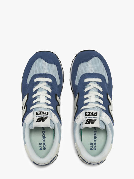 Sneakers 574 New balance Bleu boy U5747JD vue secondaire 3