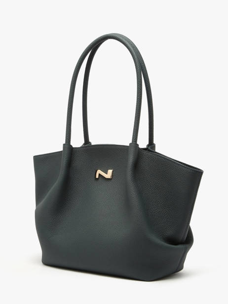 Sac Porté épaule Galatée Cuir Nathan baume Bleu nymphea 3 vue secondaire 2