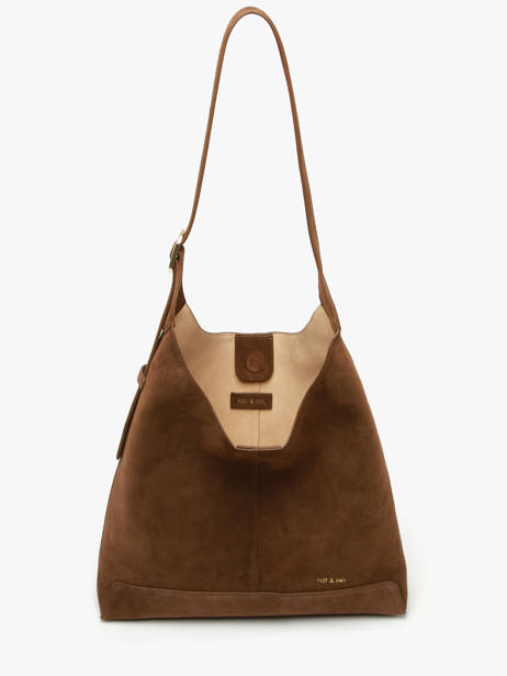 Sac Porté épaule Vintage Nat et nin Marron vintage DONNA vue secondaire 3