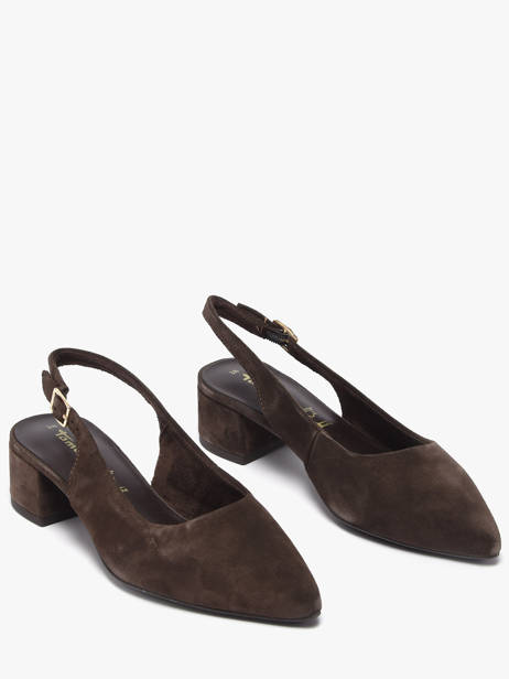 Escarpins En Cuir Tamaris Marron women 42 vue secondaire 2