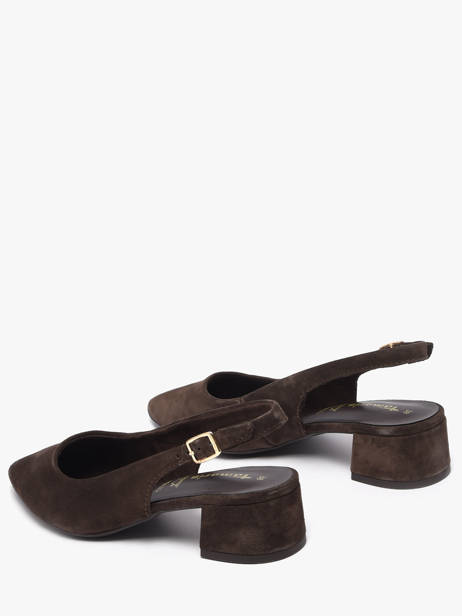 Escarpins En Cuir Tamaris Marron women 42 vue secondaire 3