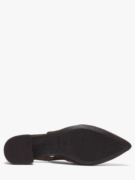 Escarpins En Cuir Tamaris Marron women 42 vue secondaire 5