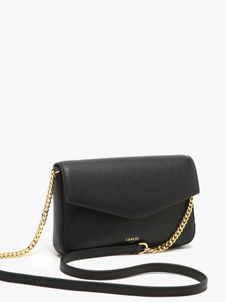 Sac Bandoulière Enveloppe Cuir Lancel Noir enveloppe A14024 vue secondaire 2