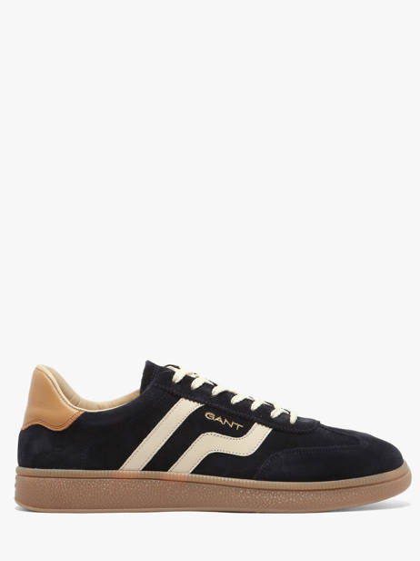 Sneakers En Cuir Gant Bleu men CUZIMG69