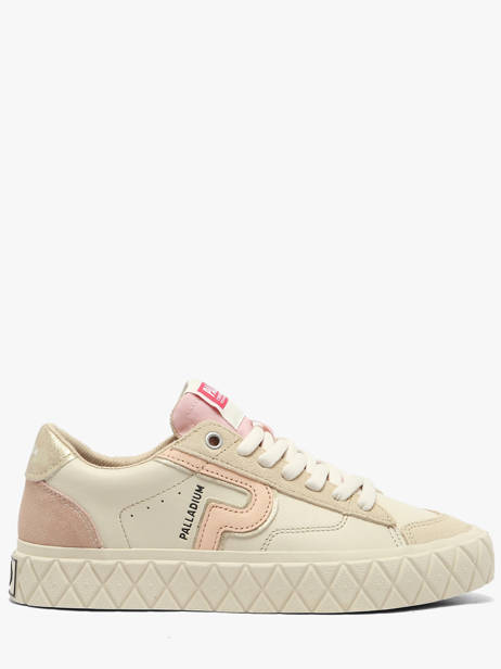 Sneakers En Cuir Palladium Beige women 94662244