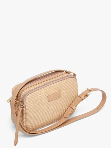 Sac Bandoulière Mini Osier Italie Lancaster Beige mini osier italie 71 vue secondaire 2